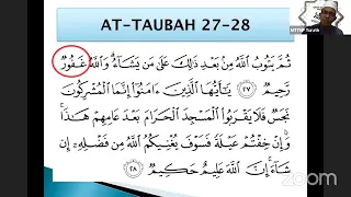 Kuliah Tafsir Surah At-Taubah Ayat 27 - 31