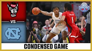 NC State vs. North Carolina Condensed Game | 2024 ACC Men’s Basketball Tournament