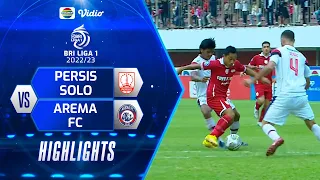 Highlights - Persis Solo VS Arema FC | BRI Liga 1 2022/2023