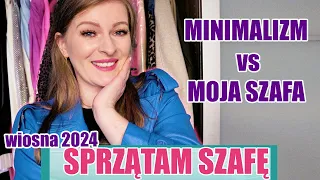 POZBYWAM SIĘ POŁOWY SZAFY! PORZĄDKI W SZAFIE WIOSNA 2024 cz.1 SPRZĄTAM SWOJĄ SZAFĘ