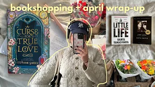 mini bookshop vlog + april wrap up