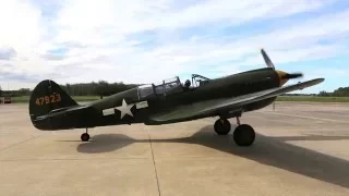 Curtiss TP 40N - First Flight in 4 1/2 Years