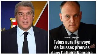 🚨 "Bêtises" : Le Barça demande la démission de Javier Tebas, voici sa réponse au Barça