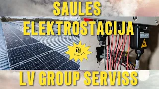 🌞 Компания LV Group Serviss запускает солнечную электростанцию в Риге 🌞