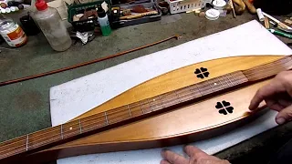 5-string Green Mountain lap dulcimer finished