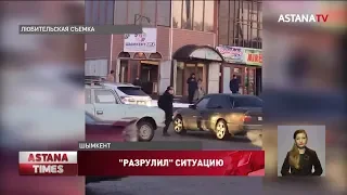 Ребенок "разрулил" пробку в Шымкенте, не дождавшись полиции