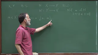 Doctorate program: Functional Analysis - Lecture 27: Transpose of Bounded linear operators