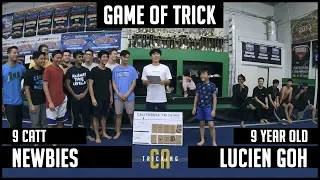 9 Year Old vs. 9 College Students | Copy CAT Game of TRICK