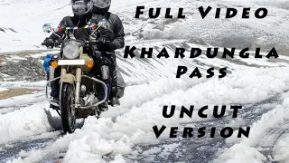 Watch the Beauty of Khardungla Top | Uncut Version of K-Top Road Crossing | To The Snow in 20mins