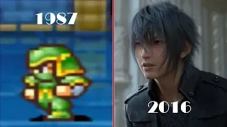 Evolution of Final Fantasy - 1987-2016