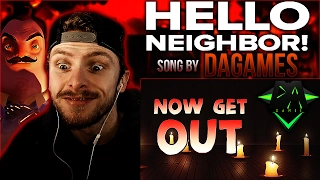 Vapor Reacts #280 | *NEW* HELLO NEIGHBOR SONG "Get Out" by DAGames REACTION!! THIS IS MY HOUSE!!