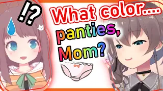 【ENG SUB】Matsuri asks her mother what color her panties are【hololive】
