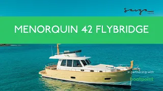 Barcelona Boat Show Bliss: Take A Guided Tour of the Sasga 42 Menorquin Flybridge Yacht