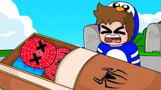 EL FUNERAL DE SPIDERMAN (La Pelicula) DESCANSA EN PAZ 😭😢 - LA MUERTE DE SPIDERMAN EN MINECRAFT