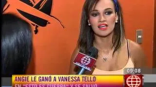 Vanessa Tello tras perder ante Angie: "me da rabia porque fue por falta de concentración"
