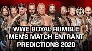 WWE 2020 Men's Royal Rumble Match Entrant Predictions