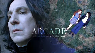 Severus & Lily // Arcade // All I know, all I know. Loving you is a losing game.