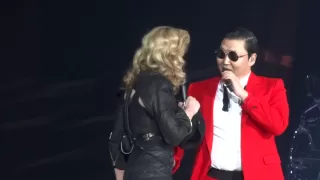 Madonna And Psy - MDNA Give It 2 Me / Gangnam Style / Music - Madison Square Garden