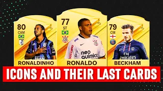 FIFA 24 | ICONS and their LAST FIFA CARDS! 😔💔 | EA FC 24 ft. Ronaldinho, Ronaldo, Beckham…