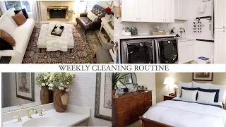 WEEKLY CLEANING ROUTINE | CLEANING MOTIVATION | GET IT ALL DONE IN 15 MINUTES A DAY