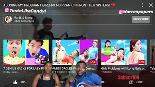 Reaction to Runik & Sierra ABUSING MY PREGNANT GIRLFRIEND PRANK IN FRONT HER SISTERS! 💔