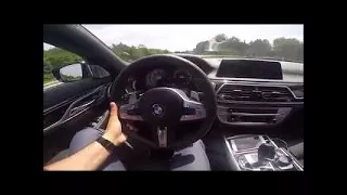 BMW M760Li vs Mercedes S63 AMG ACCELERATION & TOP SPEED AUTOBAHN POV by AutoTopNL