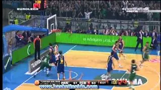 Basketinside.com: Diamantidis game winner Panathinaikos-Barcelona 65-63