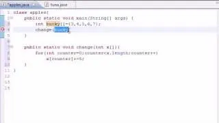 Java Programming Tutorial - 32 - Arrays in Methods.flv