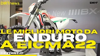 Le migliori moto da enduro a EICMA 2022 - TM EN 125 Fi 2023, Honda CRF 250 RX Enduro, e tanto altro