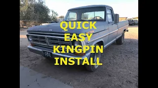 Easy Kingpin Install Tips