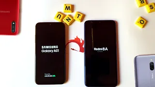 Samsung Galaxy A01 Vs Redmi 8A - Speed Test & Camera Comparison