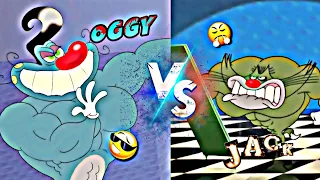 BRAZILIAN PHONK - OGGY AND JACK BODYBUILDING POWER❤️ || OGGY AND JACK ATTITUDE VIDEO || SUDIIII