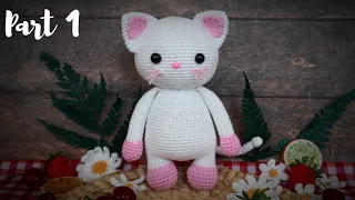 MUSICAL CAT 🐈| PART 1 | ARMS, EARS, LEGS | HOW TO CROCHET | AMIGURUMI TUTORIAL