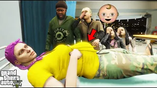 😳 Franklin's Son Frankie Secret Girlfriend Is Pregnant (GTA 5 Homeless Franklin Real Life Mod #4)