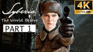 Syberia: The World Before Gameplay Walkthrough Part 1 Prologue [4K-60FPS] PC/PS4/PS5