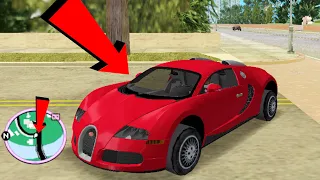 Secret BUGATTI VEYRON Car Location In GTA Vice City ! Hidden Place #GTAVC