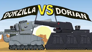 "Battle of Indestructible Monsters" Cartoons about tanks