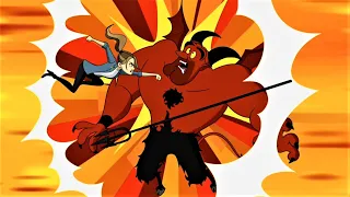 Lucifer 6x03 || Chloe fights cartoon Devil