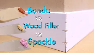 Find Out the BEST Filler to Use for Trim Work!