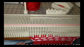 Fairisle on Basic Knitting Machines, Method 1