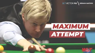 Neil Robertson Attempts To Make A Maximum Break! | 2023 BetVictor German Masters