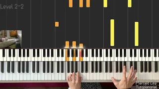 Disney Pixar's Up Main ost - Married Life 🎹 slow piano tutorial with pedal