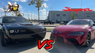 2021 Toyota Supra vs Challenger Scatpack.. Which is the better car to own?
