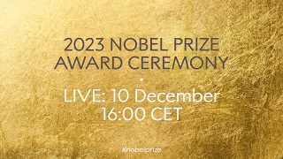 2023 Nobel Prize award ceremony