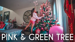 Decorate With Me | Pink and Green Christmas Tree