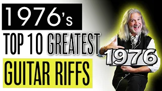 Top 10 Greatest Guitar Riffs of 1976 [Guitar Lesson, Riffs, Classic Rock Songs]