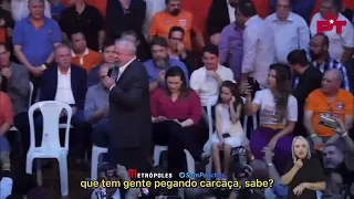 “Uma juventude enorme às vezes é presa roubando um celular”, diz Lula em evento do Solidariedade.