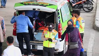 Simulasi penanganan kegawatdaruratan medis Petugas AGD Dinkes DKI Jakarta