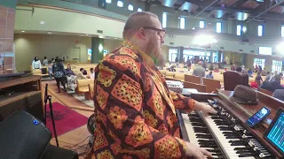 Oh Give Thanks snippet - Greater Mt Sinai COGIC - 11/26/23 - Dan "Spiffy" Neuman on organ