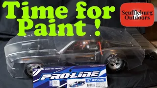 Painting the Proline 67 Ford Mustang Body for the Losi 22s No Prep Drag Car Build